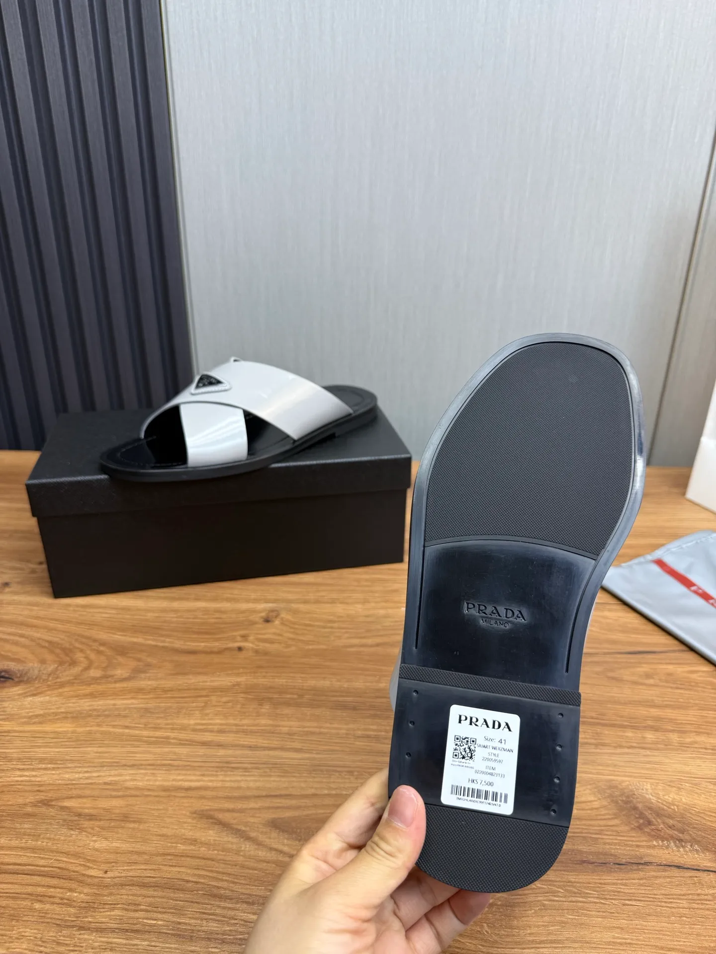 Factory price 340💰 ＰＲＡＤＡPrada - popular men's slippers hot sale 🔥 🩴Official website one to one production 38-45 sizes 45 46 🉑️Customized!